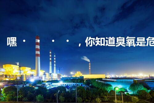 嘿，你知道臭氧是危化品嗎？快來了解一下呀！
